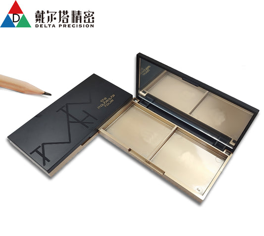 Customized precision injection molding cosmetic powder  box from Delta precision