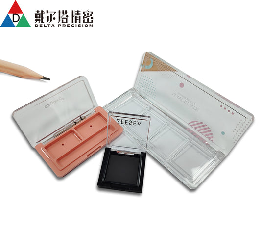 Customized precision injection molding cosmetic powder  box from Delta precision